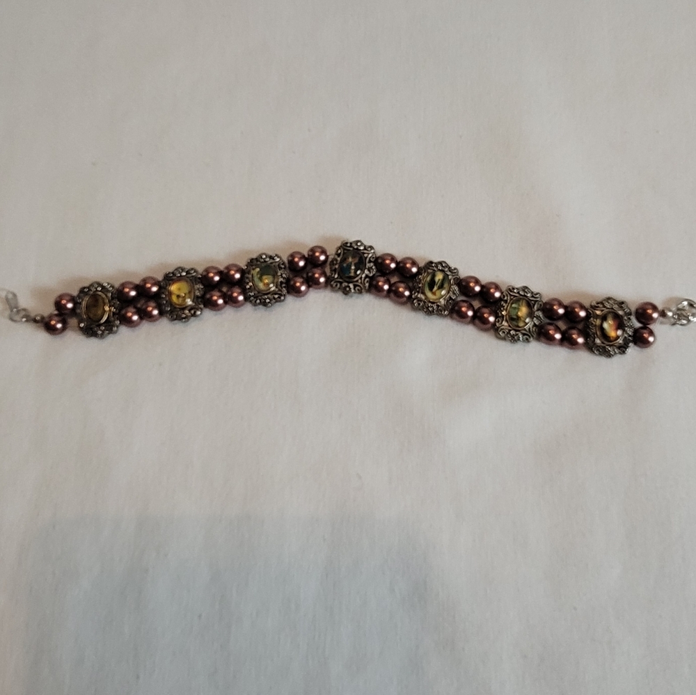 Beaded Religious Bracelet